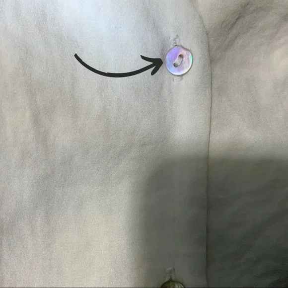 H&M Conscious Collection Button Down Top - Picture 10 of 11